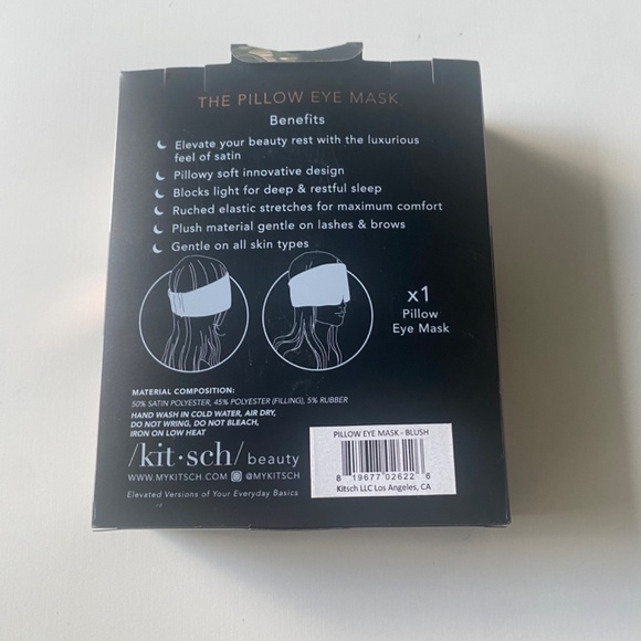 NWT sleep mask in nude - Picture 3 of 3